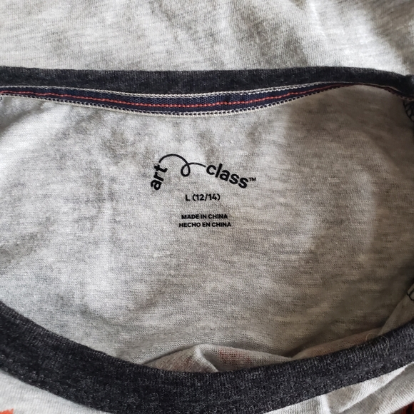 ⚡Art Class Raglan Graphic Tee L (12/14) NWT - Picture 2 of 3